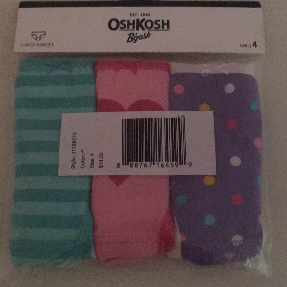 Toddler girl panties